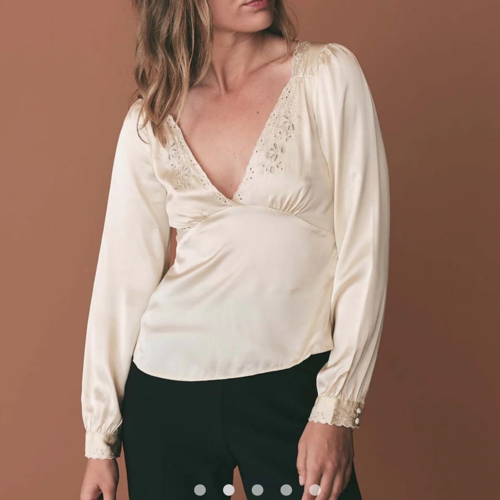 Doen Freda silk top Net